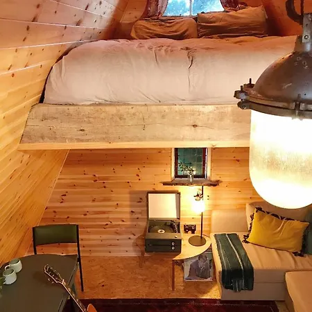 A Frame Cabin With Forest Views On An Island Chalet